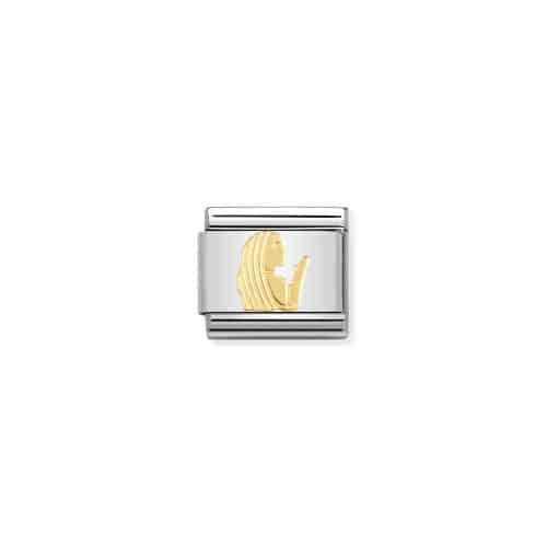 COMPOSABLE Classic ZODIAC in stainless steel with 18k gold Virgo