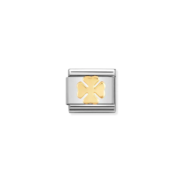 Charm, Composable Link, Four-Leaf Clover
