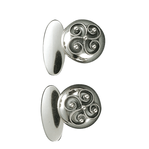 Mansjettknappar Rogaland, oksidert