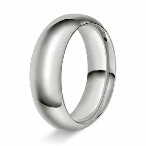 Halvrund/buet 7mm polert h