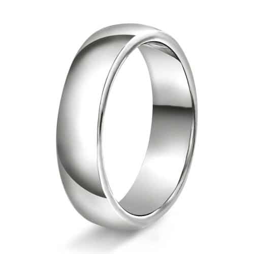 Hvelvet/flat 5mm polert h