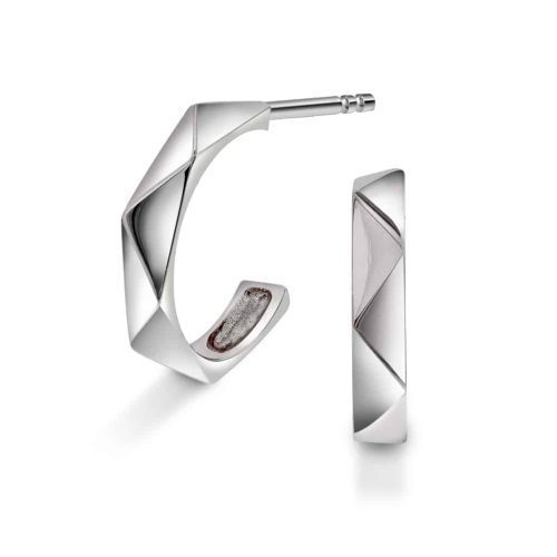 Fasett øredobber i gull