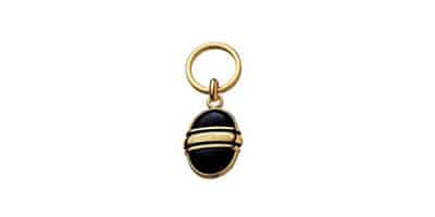 Montblanc - Keyring SOL with onyx YGP