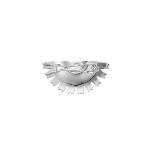 Georg Jensen DAISY Halv Blomst Hårspenne, Blå - Bilde 2