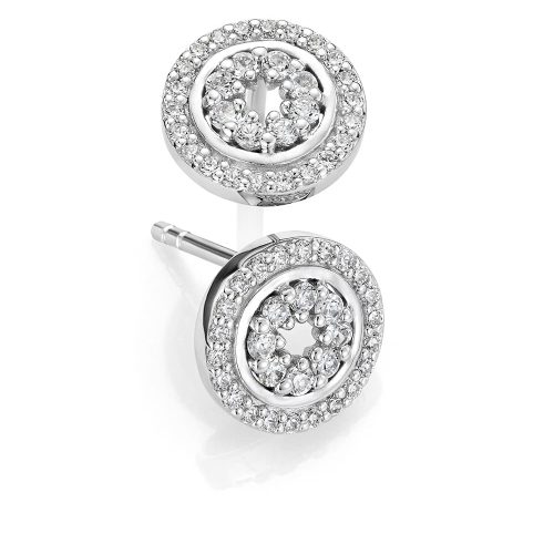 GD Signatur Birgithe ørepynt i sølv med zirkonia