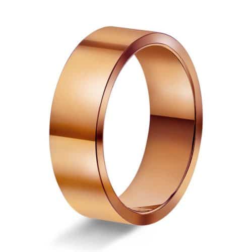 Rektangulær 6mm polert rødt gu