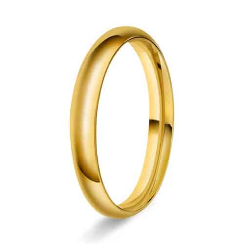 Halvrund/buet 2mm polert g