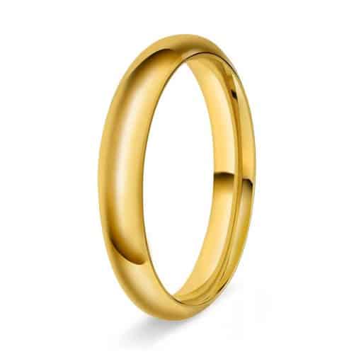 Halvrund/buet 3mm polert g