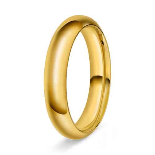 Halvrund/buet 4mm polert g