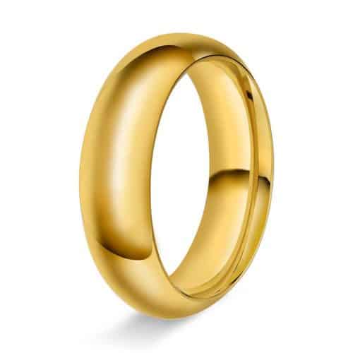 Halvrund/buet 6mm polert g