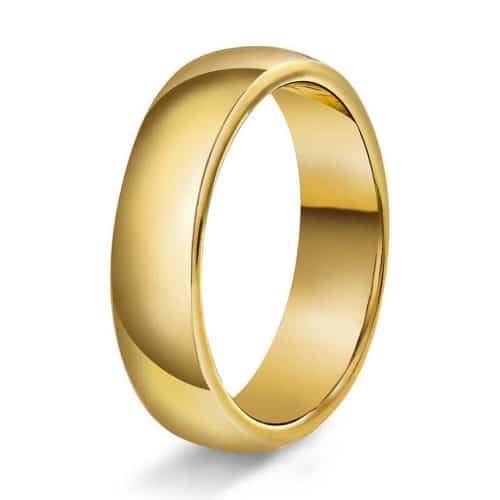 Hvelvet/flat 5mm polert g