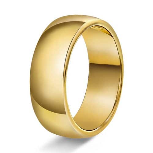 Hvelvet/flat 7mm polert g