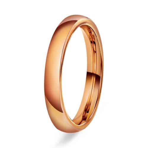 Hvelvet/buet 3mm polert rødt g