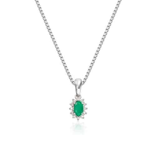 Anheng Rosett 0,034ct WSI Smaragd Hv 585