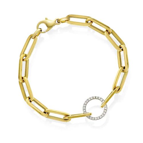 Armbånd i gull med 0,20ct WSI