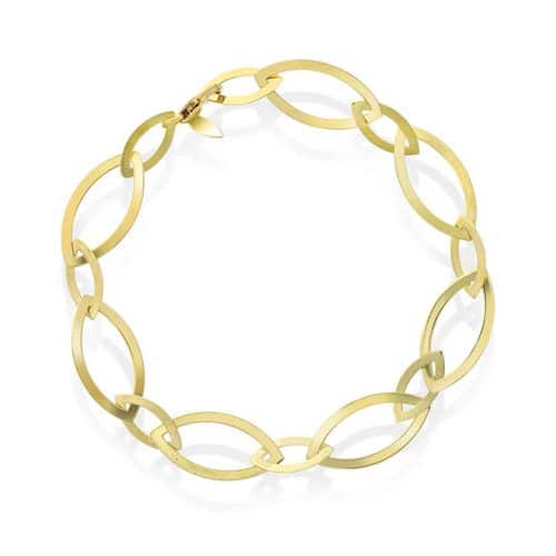 Armbånd i gult gull