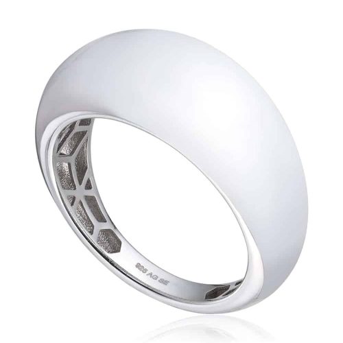 Ring "Old money" i sølv rhodinert