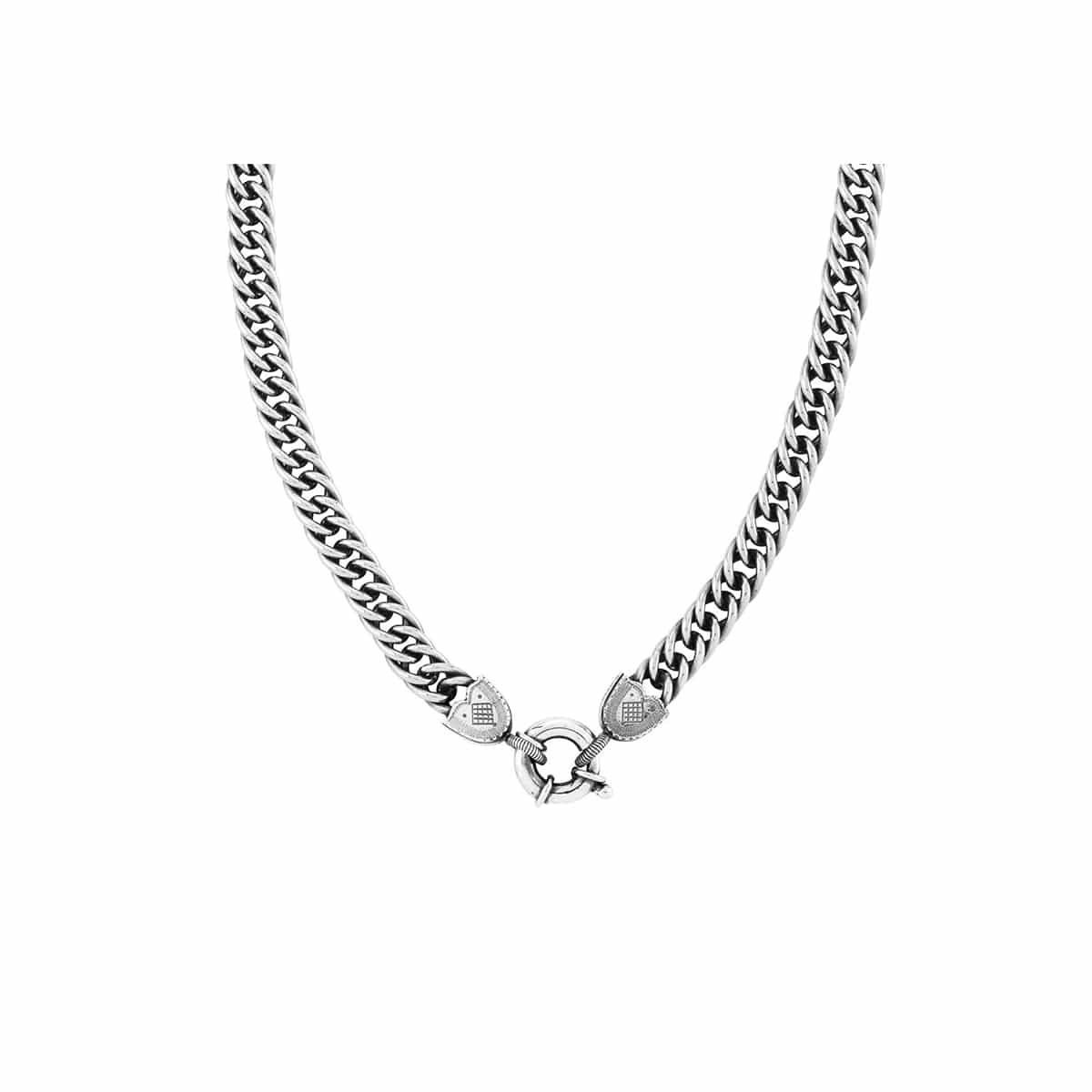 Huldresølv - Dobbel Panser Halskjede