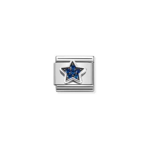 Charm, Composable Link, Star Blue CZ