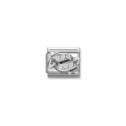Charm, Composable Link, Pisces with CZ