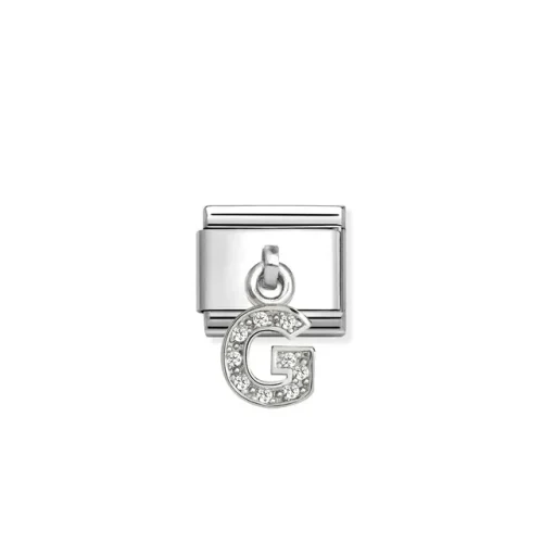 Composable Classic Link, CZ Letter G Pendant