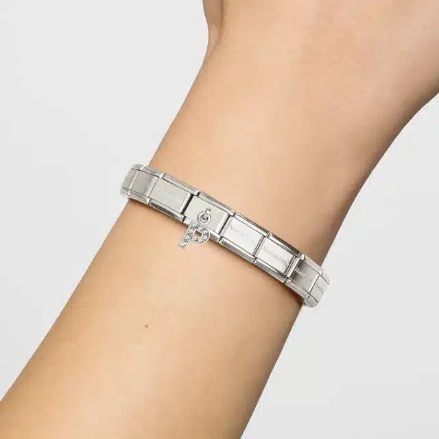 Composable Classic Link, CZ Letter P Pendant - Bilde 2