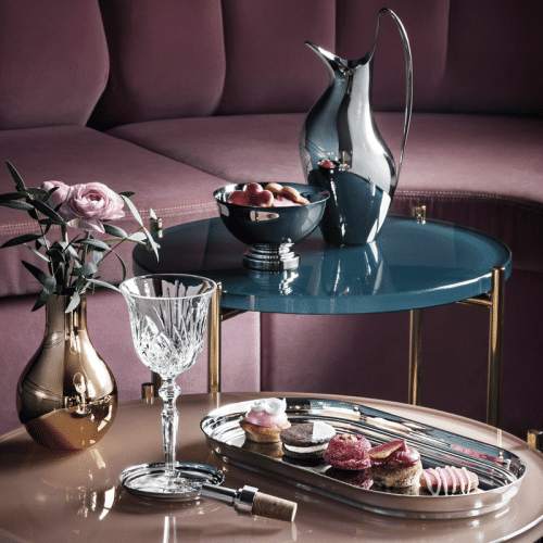 Georg Jensen - Manhattan Glassunderlag- Blankt Rustfritt Stål - Bilde 2