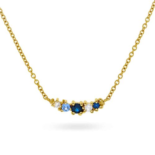 Smykke i sølv med zirkonia