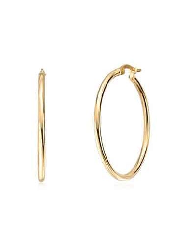 Klassiske Øreringer i Gull XL