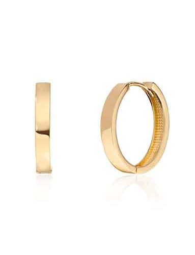 Øreringer i Gull 2.5x14mm