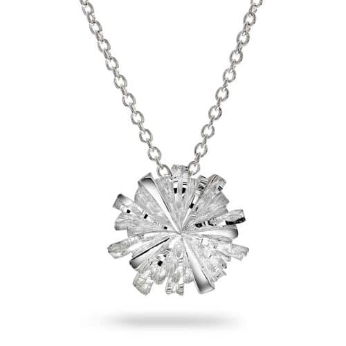 Smykke i sølv midnattssol