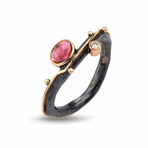 By Birdie - Ring Louise Red Tourmaline