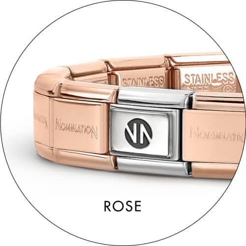 COMPOSABLE CLASSIC Coloured Base Bracelets in stainless steel Branded Rose Gold