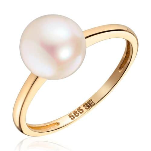 Ring Perle FV 8 mm 585