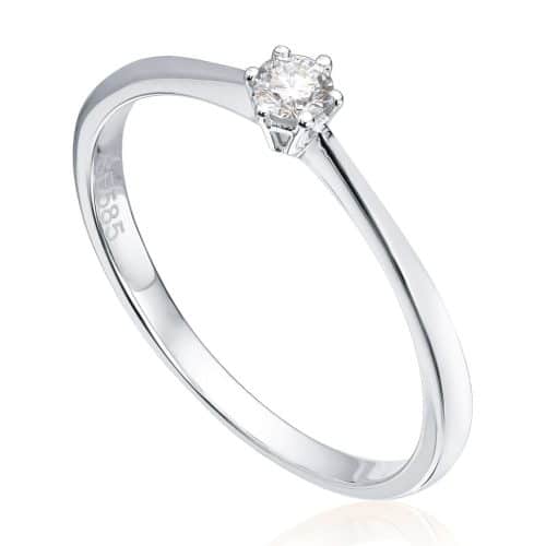 Ring med diamant HV 0,03ct TWSI