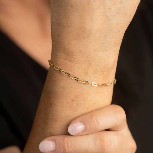 Alternative view of Armbånd i gull 19 cm