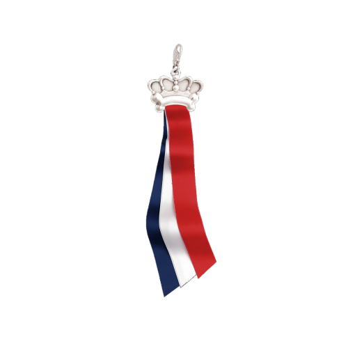 Alternative view of 17.mai-sløyfe til hund, oksidert