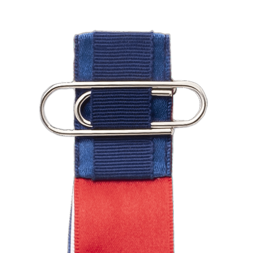 17.mai-sløyfe Ingrid, kvit