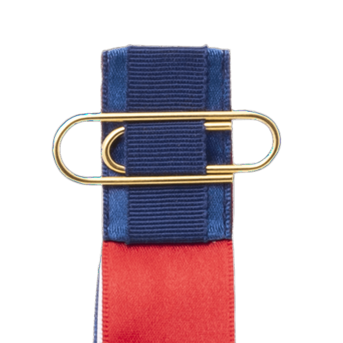 17.mai-sløyfe Ingrid, forgylt