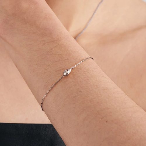 Ania Haie Silver Pebble Sparkle Chain Bracelet - Bilde 2