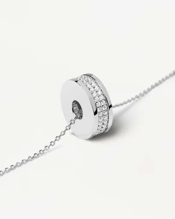 PDPaola atlas silver necklace