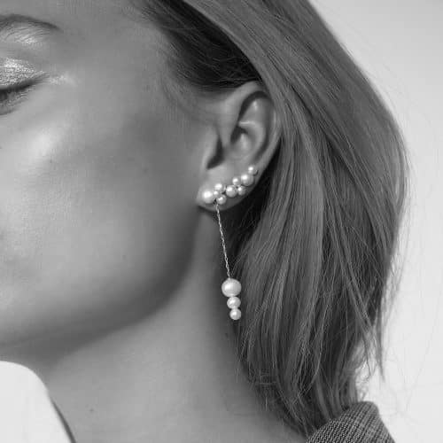 Alternative view of Julie Sandlau Eden and Edna Look White Freshwater Pearls