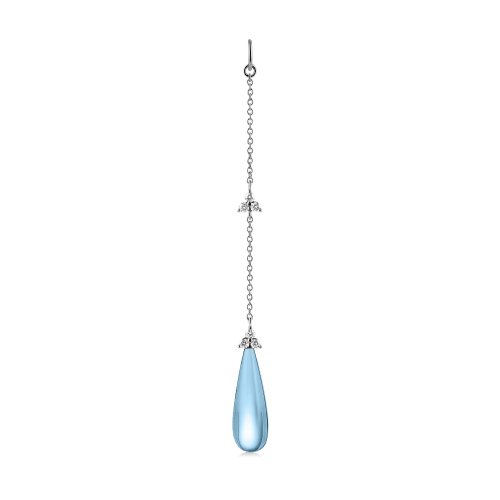 Ro Copenhagen Fryd Sky Blue Ear Pendant L