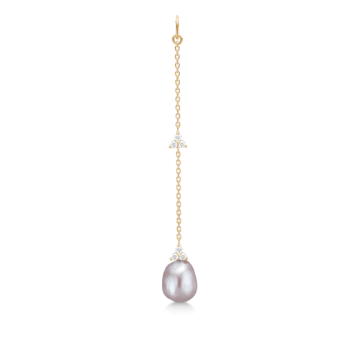 Ro Copenhagen Fryd Pink Pearl Ear Pendant L