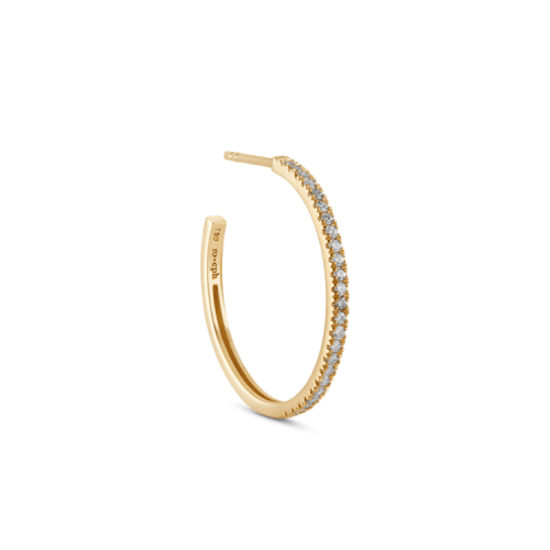 Ro Copenhagen Rock Classic Diamond Hoop M