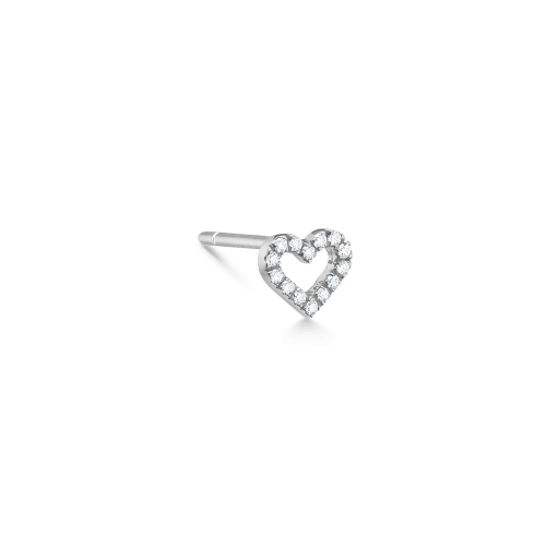 Ro Copenhagen Symbols Open Heart ear stud I