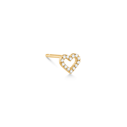 Ro Copenhagen Symbols Open Heart diamond stud I