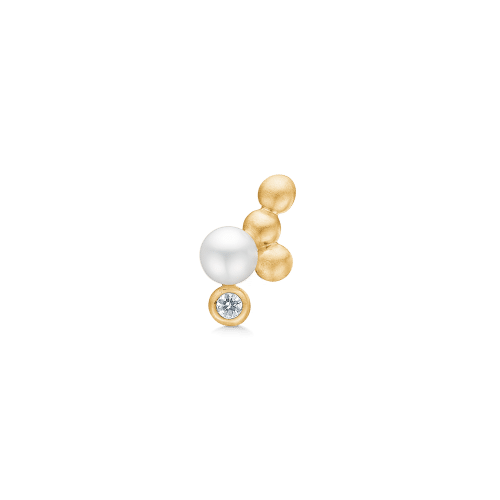 Ro Copenhagen Orbit Dot Pearl Earring II Right