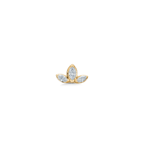Ro Copenhagen Inner Peace Lotus Diamond Earring