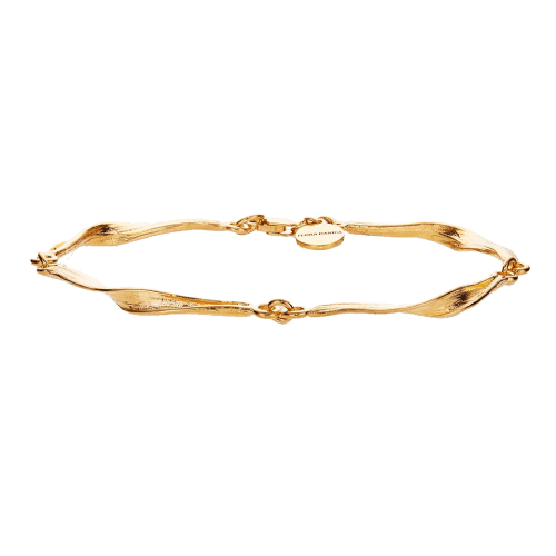 Alternative view of Græs armbånd Forgylt